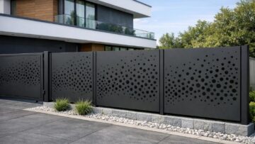 Perforowane ogrodzenia: styl, lekkość i trwałość